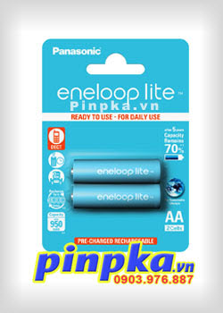 Pin sạc tiểu AA Panasonic Eneloop Lite 1000 mAh BK-3LCCE/2BT
